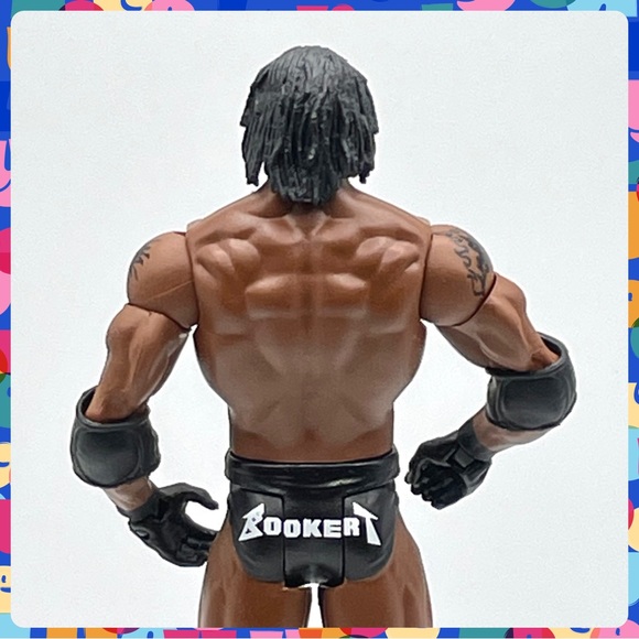 2013 WWE Mattel WrestleMania Heritage Series 48 BOOKER T Wrestling Action Figure - Picture 8 of 11